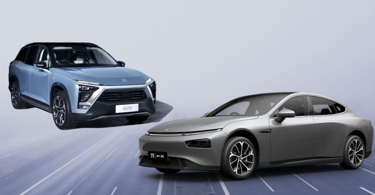 Electric SUV and sedan