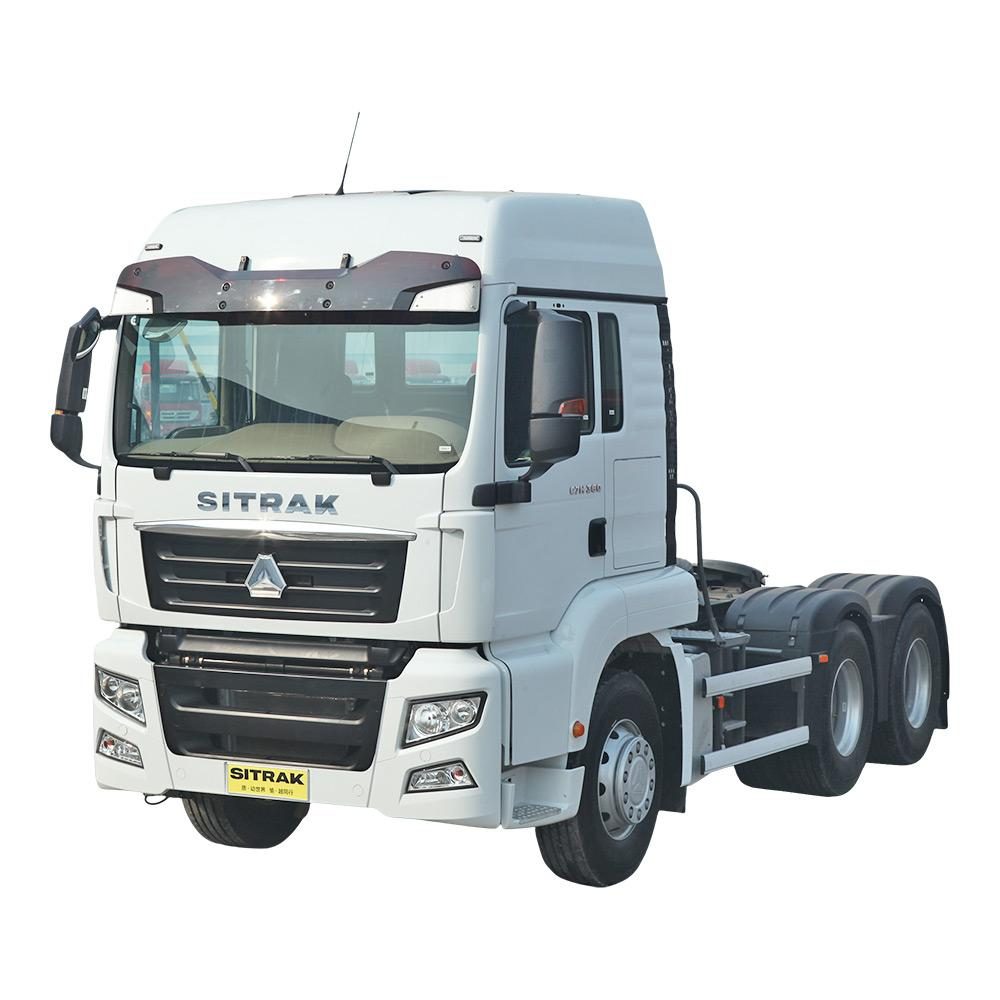 White 6x4 tractor unit, front three-quarter view